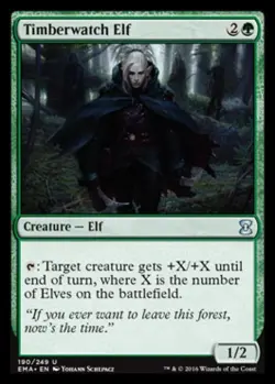 Timberwatch Elf - Light Play MTG Eternal Masters - Image 1