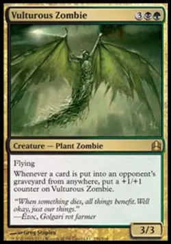 Vulturous Zombie - Light Play MTG Commander - Image 1