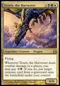 Teneb, the Harvester - Light Play MTG Commander - Image 1