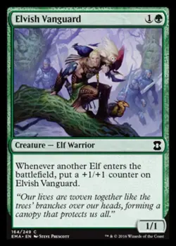 Elvish Vanguard - Light Play MTG Eternal Masters - Image 1