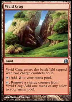 Vivid Crag - Light Play MTG Commander - Image 1