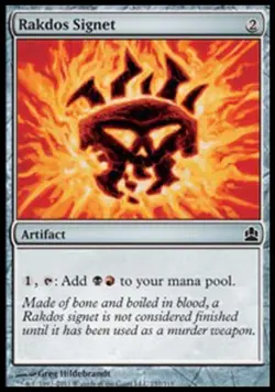 Rakdos Signet - Light Play MTG Commander - Image 1