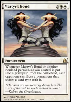 Martyr's Bond - Light Play MTG Commander - Image 1