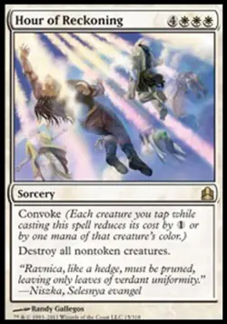 Hour of Reckoning - Light Play MTG Commander - Image 1