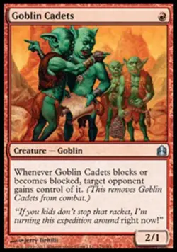 Goblin Cadets - Light Play MTG Commander - Image 1