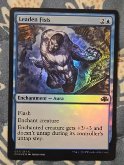 Leaden Fists FOIL (057) Dominaria Remastered DMR MTG Magic - Image 1
