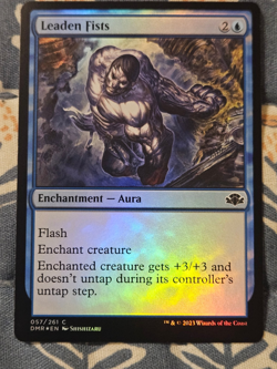 Leaden Fists FOIL (057) Dominaria Remastered DMR MTG Magic - Image 2