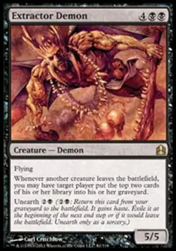Extractor Demon - Light Play MTG Commander - Image 1