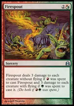 Firespout - Light Play MTG Commander - Image 1