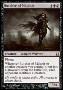 Butcher of Malakir - Light Play MTG Commander - Image 1