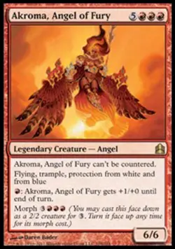 Akroma, Angel of Fury - Light Play MTG Commander - Image 1