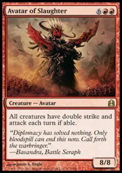 Avatar of Slaughter - Light Play MTG Commander - Image 1