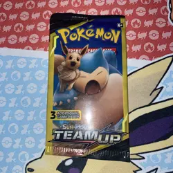 Pokemon TCG Sun Moon Team Up 3-Card Booster Pack - Image 1