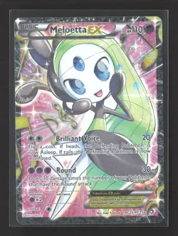 Pokemon Legendary Treasures Meloetta EX (Full Art) rare ultra #RC25 - Image 1
