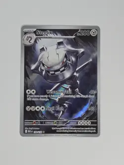 Steelix 150/132 Illustration Rare Pokemon Mega Evolution NM - Image 1