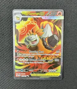 Pokemon TCG Mega Camerupt ex 156/132 Ultra Rare English Mega Evolution NM - Image 1