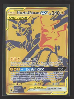 Pokemon SM Black Star Promos Pikachu & Zekrom GX - SM248 promo #SM248 - Image 1