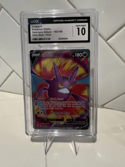 Pokemon Crobat V Holo #182 Darkness Ablaze 2020 - CGC 10 GEM MINT - Image 1
