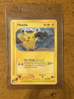 2003 Pokemon Pikachu Skyridge 84/144 Non Holo RARE TCG WOTC VINTAGE - Image 1