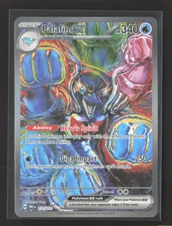 Pokemon Prismatic Evolutions Palafin ex special illustration rare #151 - Image 1