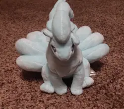 Pokemon Alolan Ninetales Plush and TCG Lot - Image 1