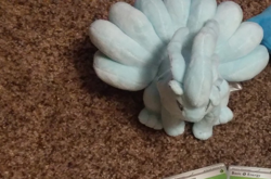 Pokemon Alolan Ninetales Plush and TCG Lot - Image 2