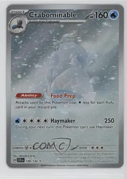 Crabominable Illustration Rare Pokemon SV07: Stellar Crown #149 - Image 1