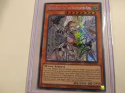 Yugioh - Master Peace, The True Dracoslaying King Holographic Secret 1st Edition - Image 1