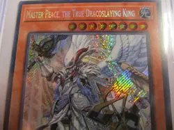 Yugioh - Master Peace, The True Dracoslaying King Holographic Secret 1st Edition - Image 2