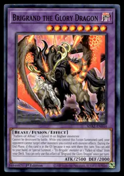 Brigrand the Glory Dragon Structure Deck: Albaz Strike SDAZ-EN044 MP YuGiOh TCG - Image 1