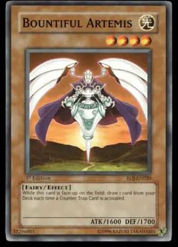 Bountiful Artemis Enemy of Justice EOJ-EN020 MP YuGiOh TCG | Buy 10 Get 10 Free - Image 1