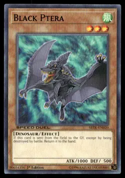 Black Ptera Speed Duel: Trials of the Kingdom SBTK-EN020 MP YuGiOh TCG | Buy 10 - Image 1