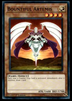 Bountiful Artemis Structure Deck: Wave of Light SR05-EN008 MP YuGiOh TCG | Buy 1 - Image 1