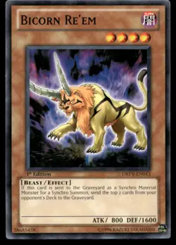 Bicorn Re'em Duelist Revolution DREV-EN013 MP YuGiOh TCG | Buy 10 Get 10 Free - Image 1