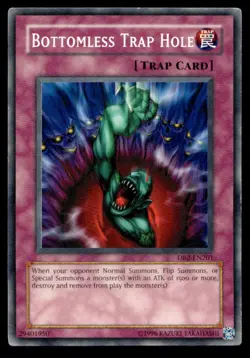 Bottomless Trap Hole Dark Beginning 2 DB2-EN201 MP YuGiOh TCG | Buy 10 Get 10 Fr - Image 1