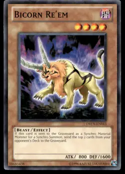 Bicorn Re'em Duelist Revolution DREV-EN013 MP YuGiOh TCG | Buy 10 Get 10 Free - Image 1