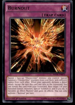 Burnout Invasion: Vengeance INOV-EN073 MP YuGiOh TCG | Buy 10 Get 10 Free - Image 1