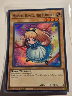Doll Monster Miss Madchen●YUGIOH●MP23●SUPER RARE●PORTUGUESE●1st ED●NM●2544 - Image 1