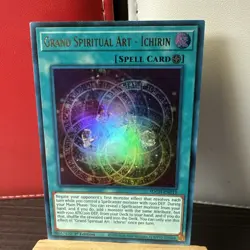 Yugioh 3x Grand Spiritual Art - Ichirin SDCH-EN019 1st Ed Ultra Rare LP + BONUS - Image 1