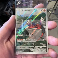 Pokemon Koraidon TCG Scarlet & Violet ETB Promo Sealed Card - Image 1