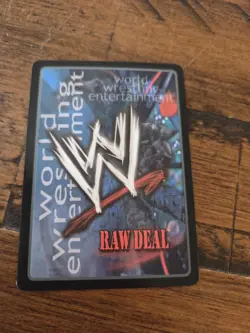 WWE WWF Raw Deal CCG - Vince McMahon, Guest Ringside Announcer - Prize Card - Image 2