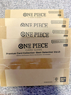 One Piece Premium Card Collection Best Selection Vol 2 ENGLISH Lot of 4 TCG Set - Image 1