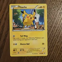 Pikachu 20/108 Roaring Skies XY 2015 Pokemon TCG Card NM Non Holo - Image 1