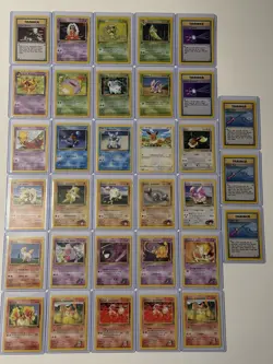 Vintage Pokemon Card Lot - 38 Cards Total! - Image 1