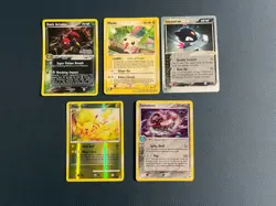 Rare Pokemon Card Lot MP/HP Reverse Holo Pikachu 71/99, Holo Plusle 8/97 - Image 1