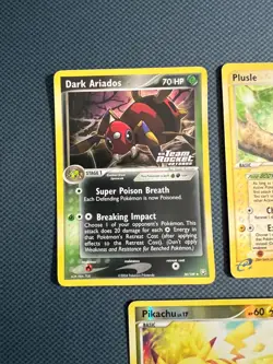Rare Pokemon Card Lot MP/HP Reverse Holo Pikachu 71/99, Holo Plusle 8/97 - Image 2