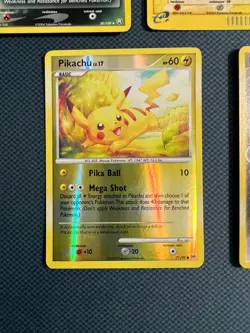 Rare Pokemon Card Lot MP/HP Reverse Holo Pikachu 71/99, Holo Plusle 8/97 - Image 5