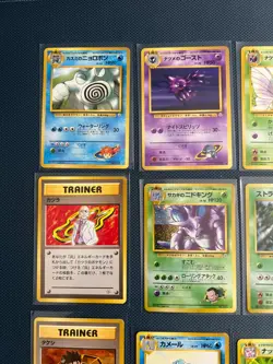Japanese Rare, Holo, 1st edition Pokemon Card Lot Giovanni's Nidoking 034 LP/MP - Image 2