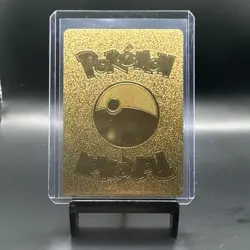 Gold Foil Custom Display Fan Art Sceptile Gx 1000hp Leaf Storm 20/100 NM Card - Image 2