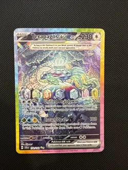 NM Near mint ! Terapagos ex 170/142 Sv07: Stellar Crown Holo Pokemon Card - Image 1